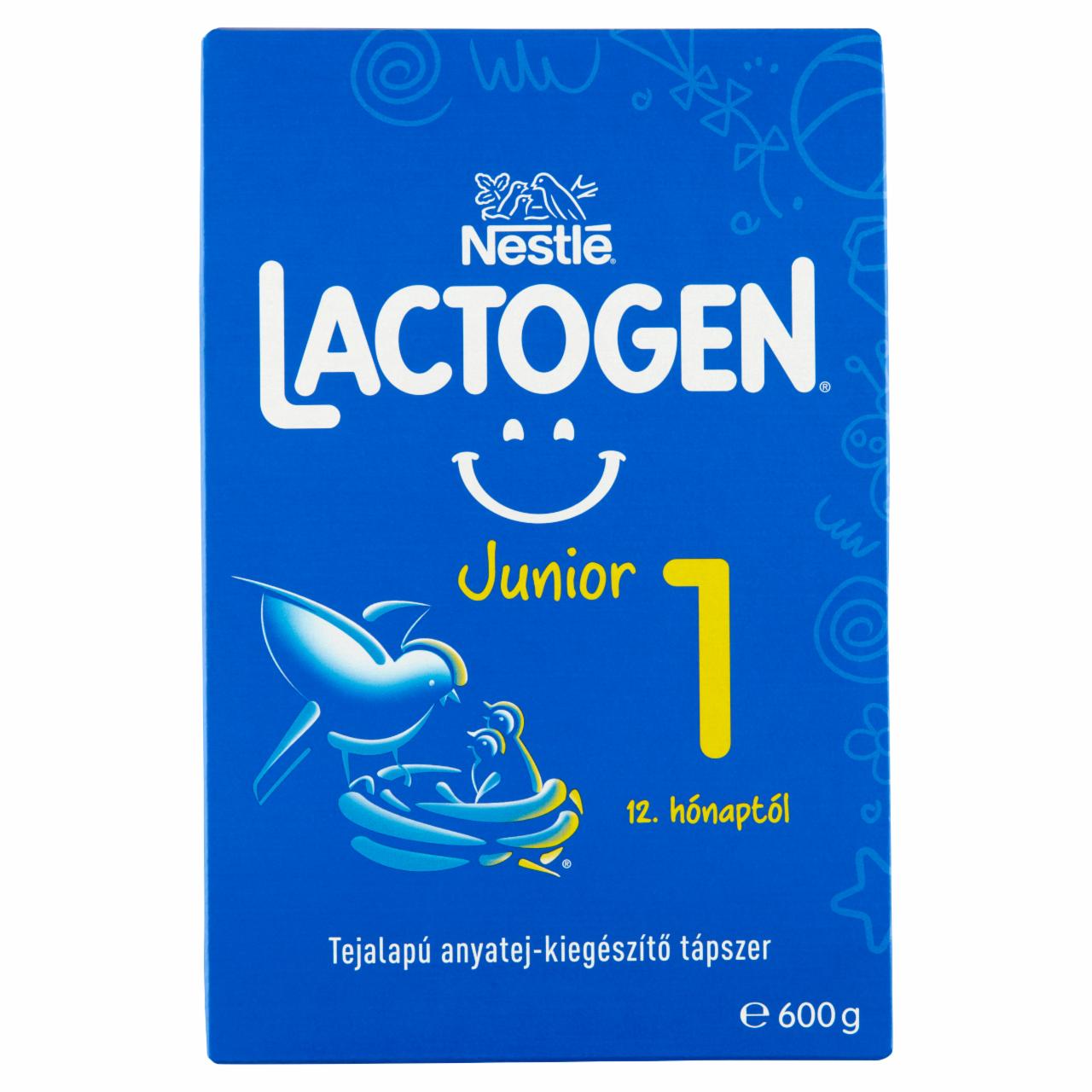 Képek - Nestlé Lactogen Junior 1 tejalapú anyatej-kiegészítő tápszer 12. hónaptól 2 x 300 g (600 g)