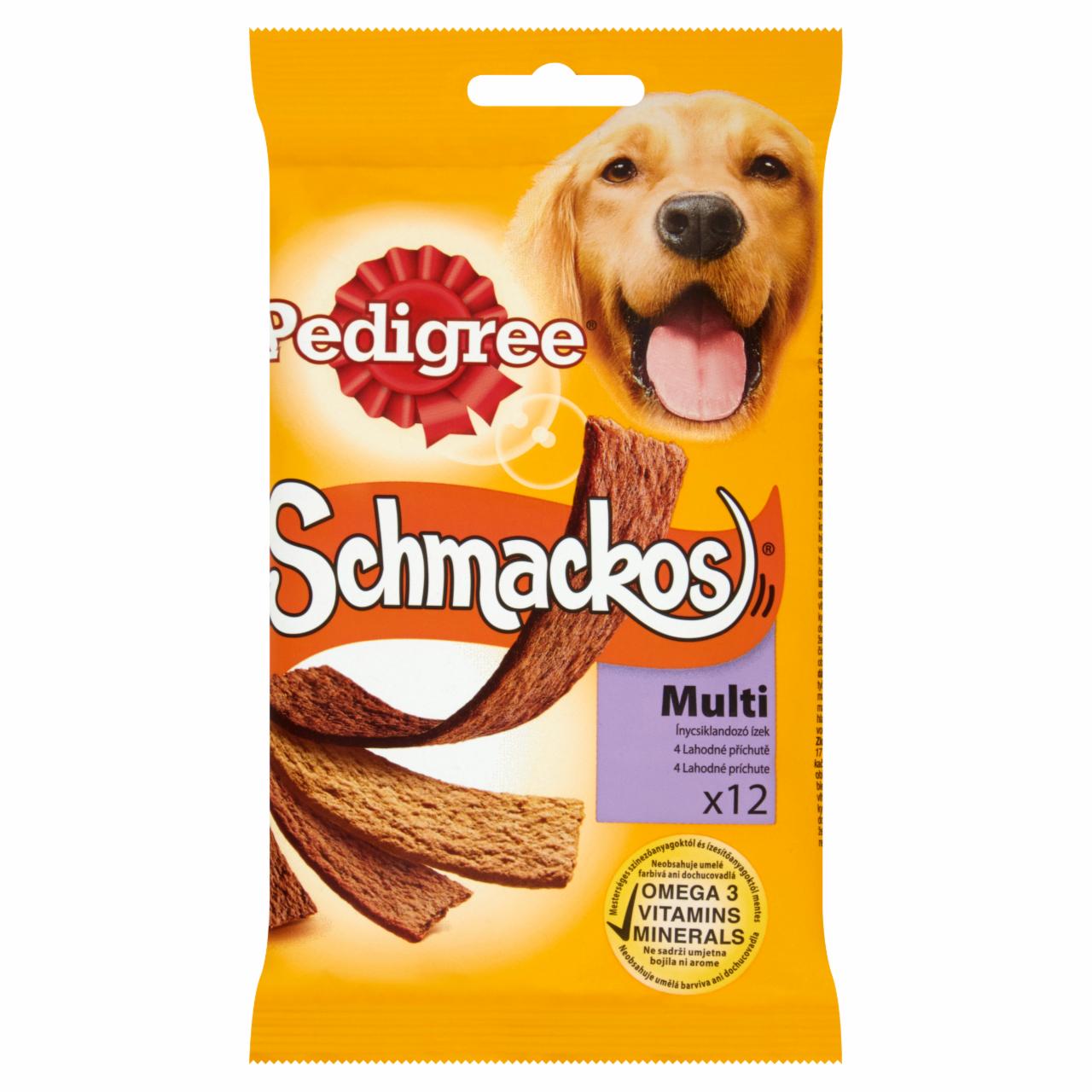 Képek - Pedigree Schmackos jutalomfalat kutyák számára 4-féle hússal 12 db 104 g