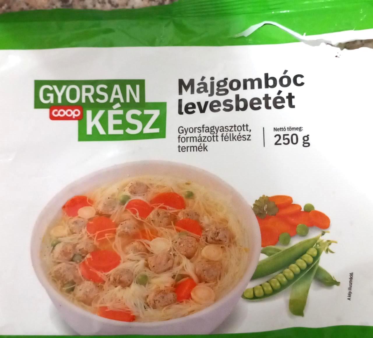 Képek - Májgombóc levesbetét Coop