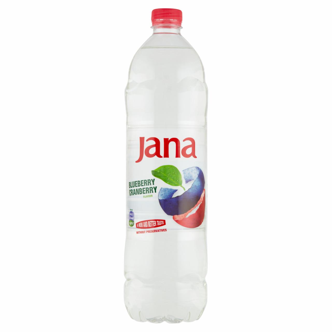 Képek - Jana kék áfonya és vörös áfonya ízű, energiaszegény, szénsavmentes üdítőital 1,5 l