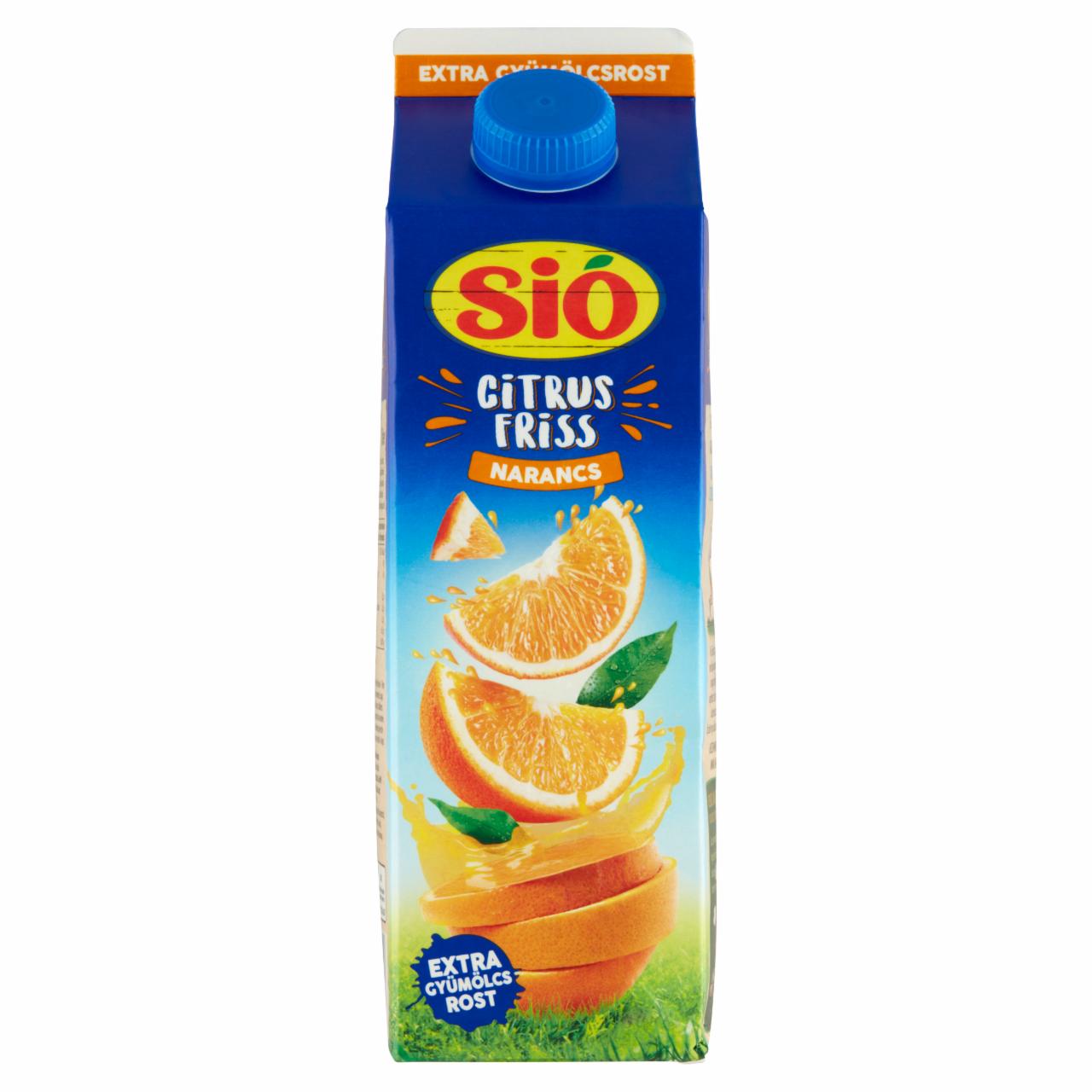 Képek - Citrus Friss narancs ital gyümölcshússal Sió