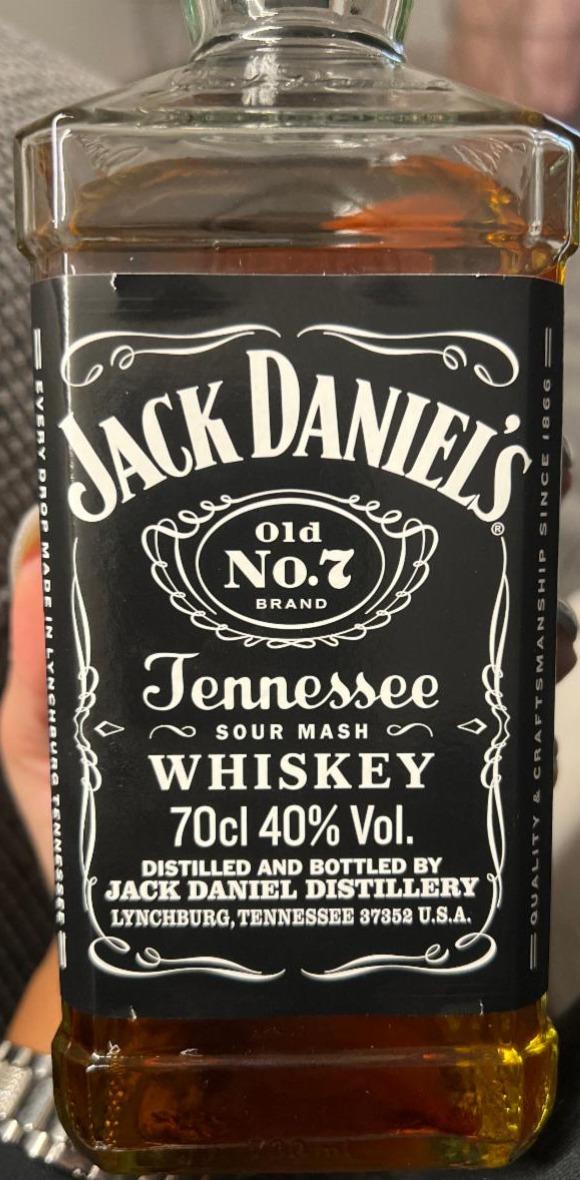 Képek - Jack Daniel's Tennessee whiskey 40% 0,7 l