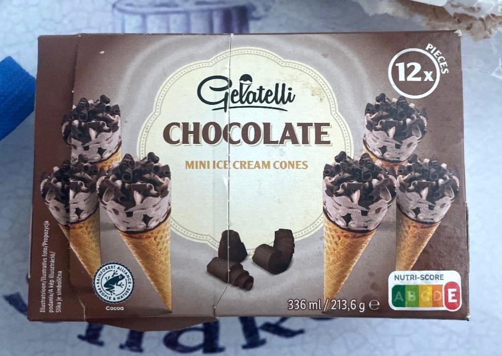 Képek - Mini ice cream cones Chocolte Gelatelli