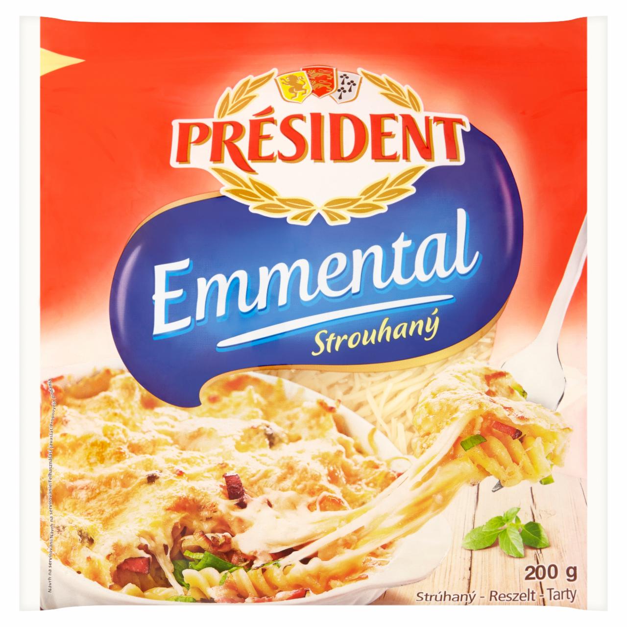 Képek - Président Emmental zsíros kemény reszelt sajt 200 g