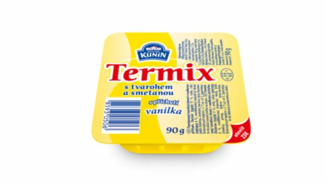 Képek - Termix s tvarohem a smetanou s příchutí vanilka Kunín