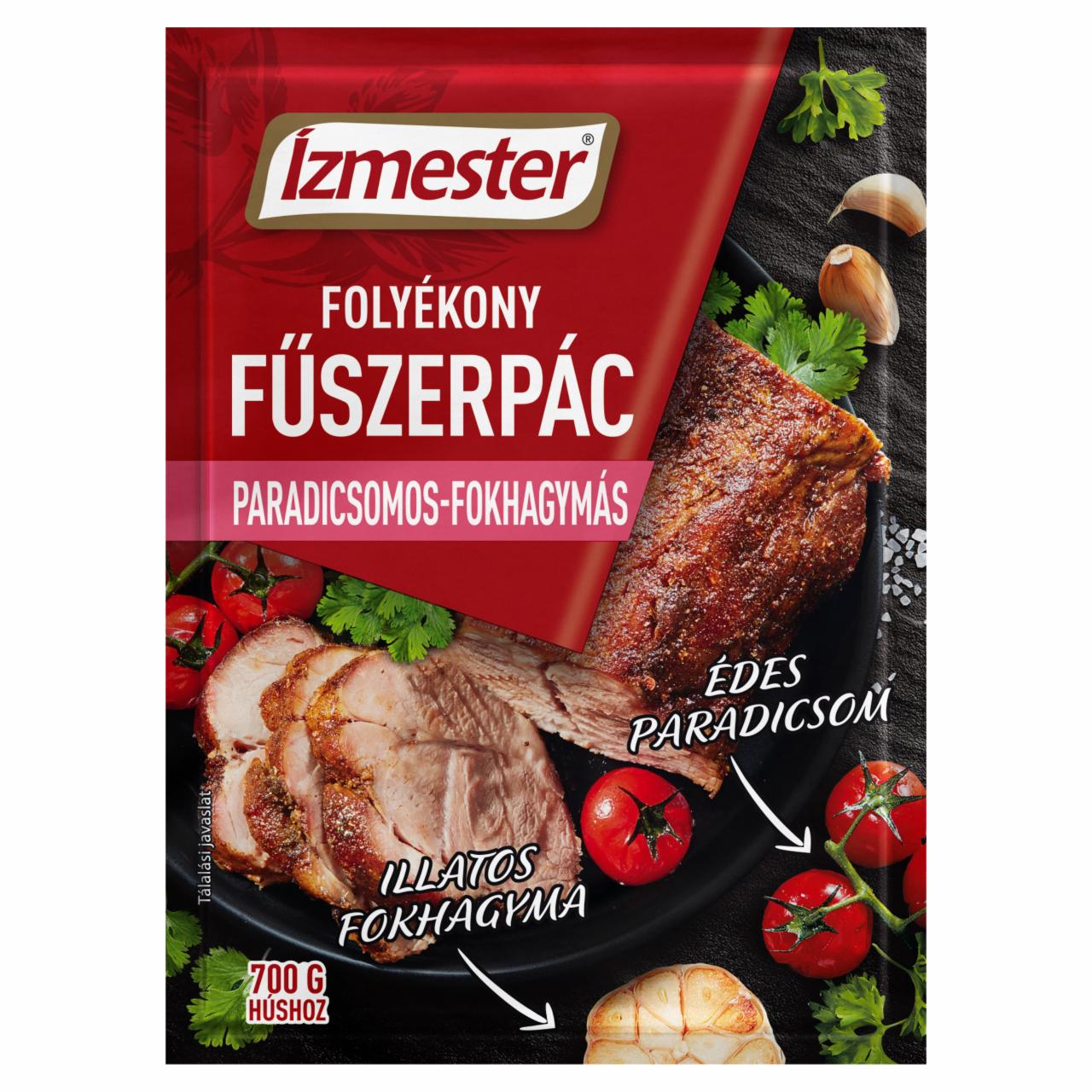 Képek - Ízmester paradicsomos-fokhagymás folyékony fűszerpác 80 ml