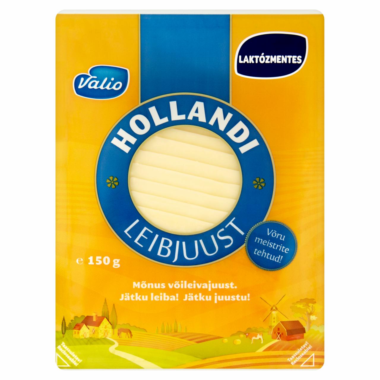 Képek - Valio laktózmentes, holland típusú, zsíros, félkemény sajt 150 g