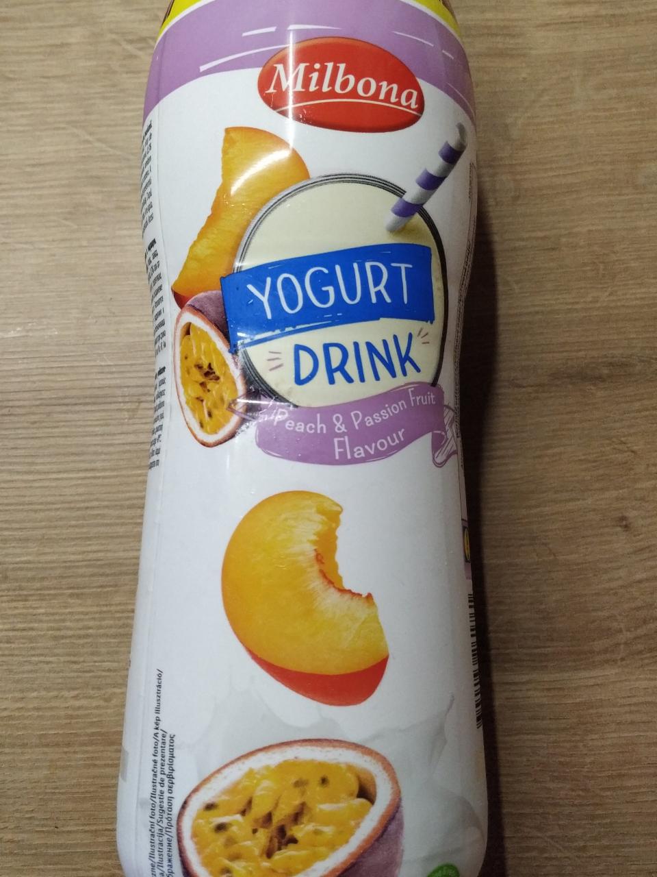Képek - Yogurt drink Peach & passion fruit Milbona