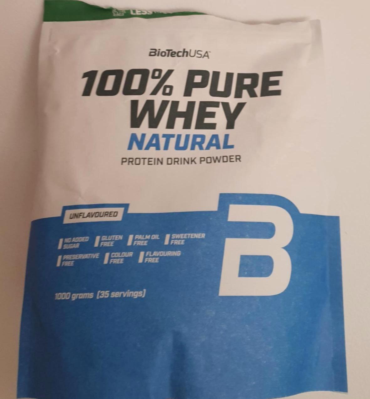 Képek - 100% Pure whey natural unflavoured BioTechUSA