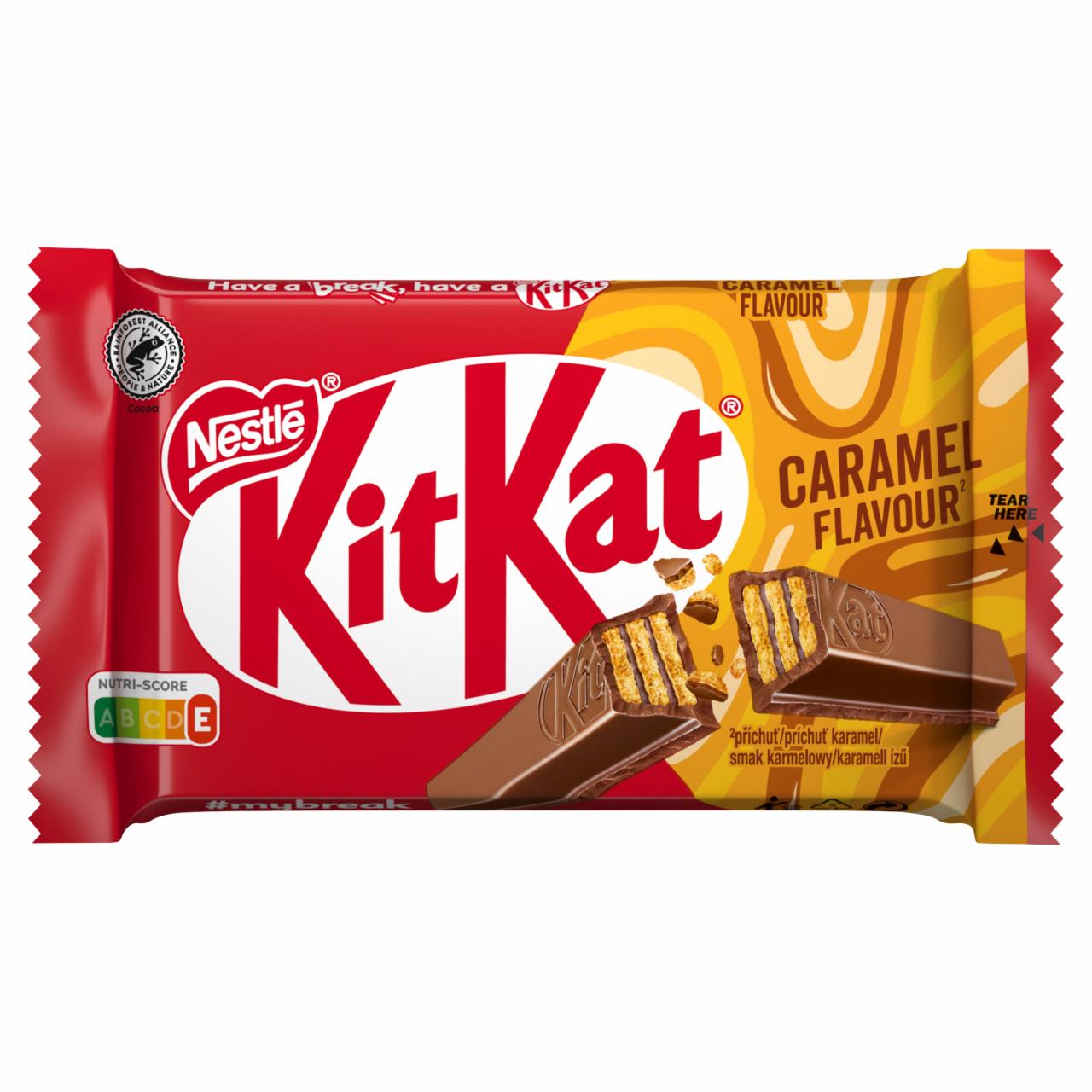 Képek - KitKat ropogós ostya karamellízű tejcsokoládéban 41,5 g