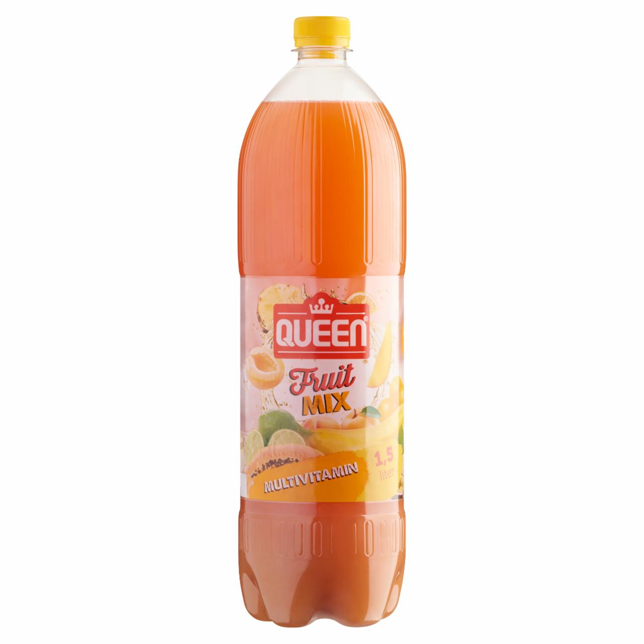Képek - Queen Fruit Mix multivitamin energiaszegény szénsavmentes üdítőital cukorral és édesítőszerrel 1,5 l
