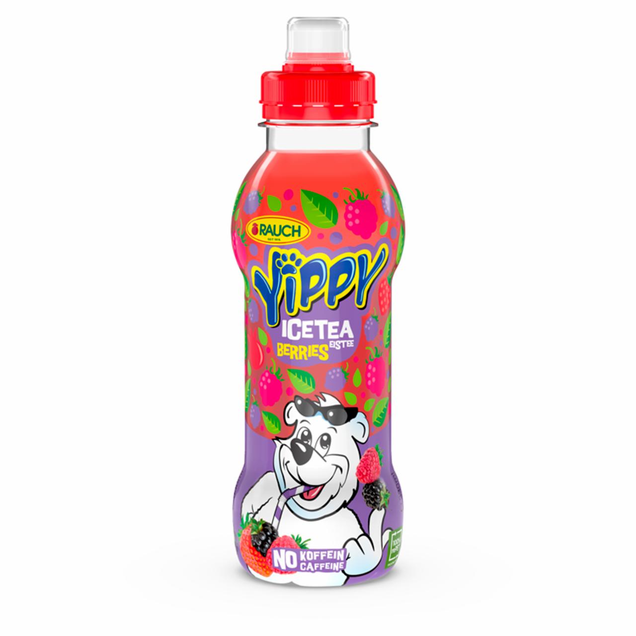 Képek - Rauch Yippy bogyós gyümölcsös üdítőital, koffeinmentes fekete teából és csipkebogyóból 330 ml