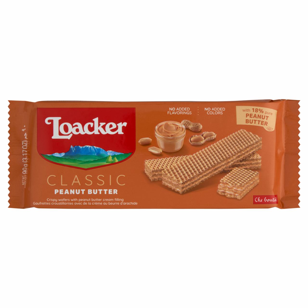 Képek - Loacker Classic ropogós ostya földimogyorós krémmel töltve 90 g