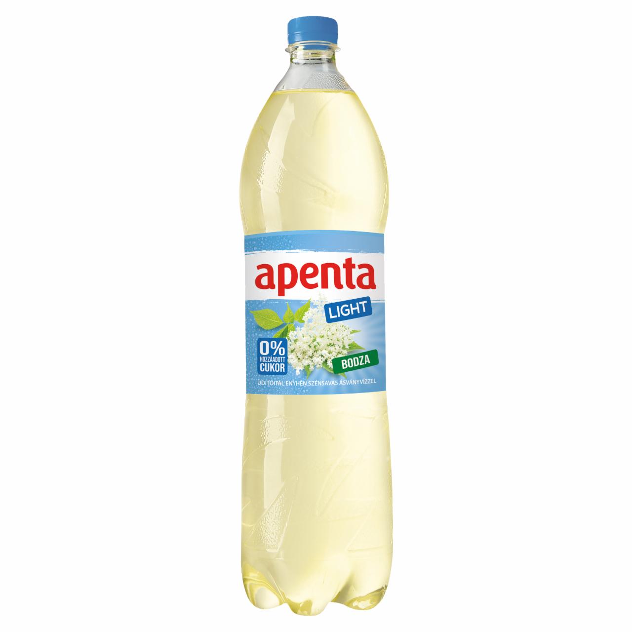 Képek - Apenta Light energiamentes bodza üdítőital enyhén szénsavas ásványvízzel, édesítőszerekkel 1,5 l