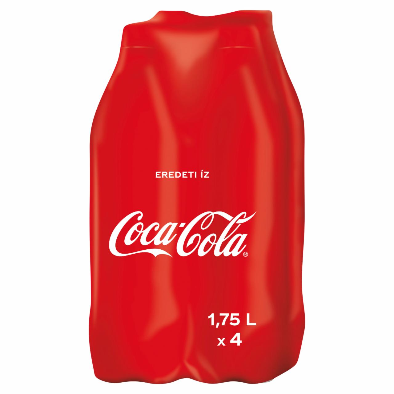 Képek - Coca-Cola colaízű szénsavas üdítőital 4 x 1,75 l