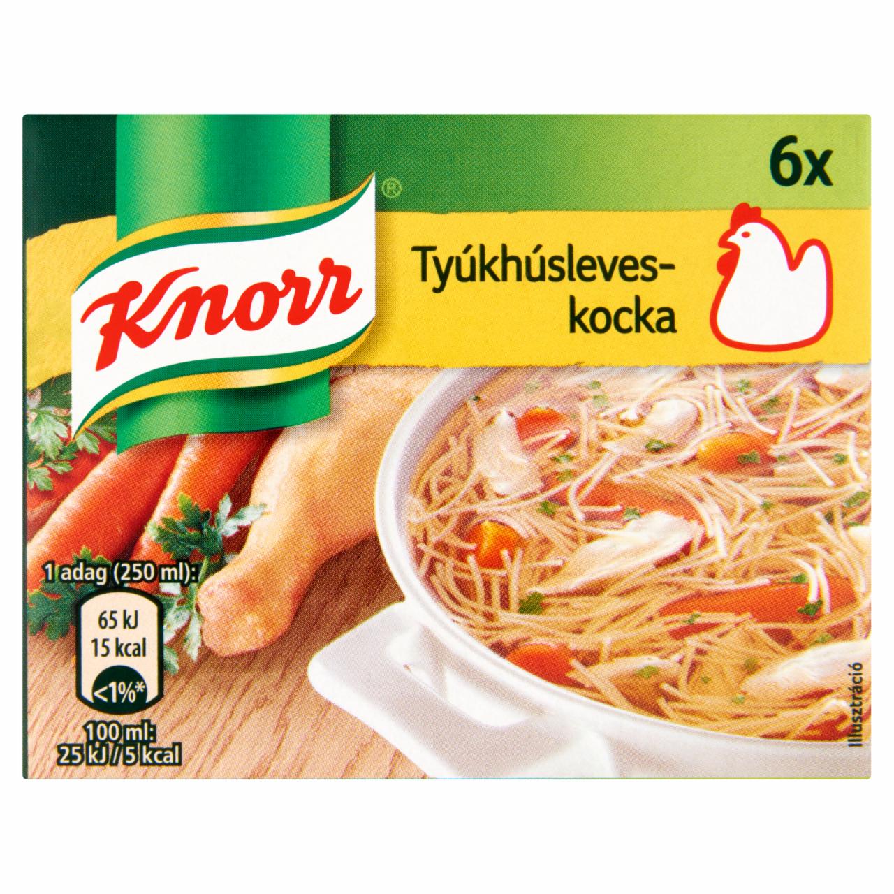 Képek - Knorr tyúkhúsleveskocka 6 db 60 g