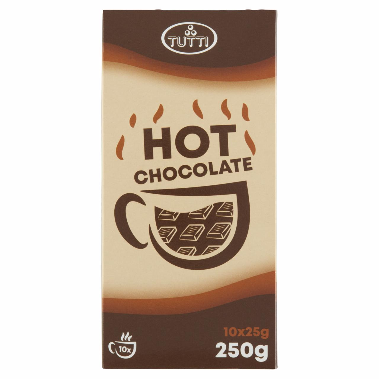 Képek - Tutti forró csokoládé italpor 10 x 25 g (250 g)