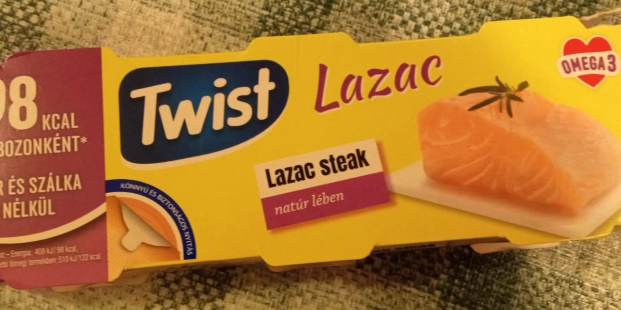 Képek - Lazac steak natúr lében Twist