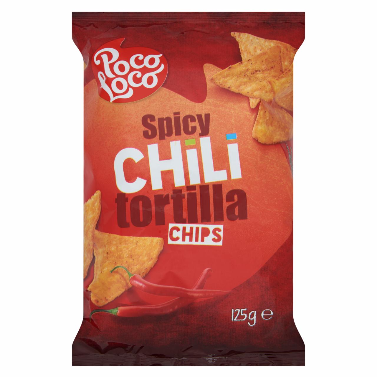 Képek - Poco Loco chili ízesítésű kukoricachips 125 g
