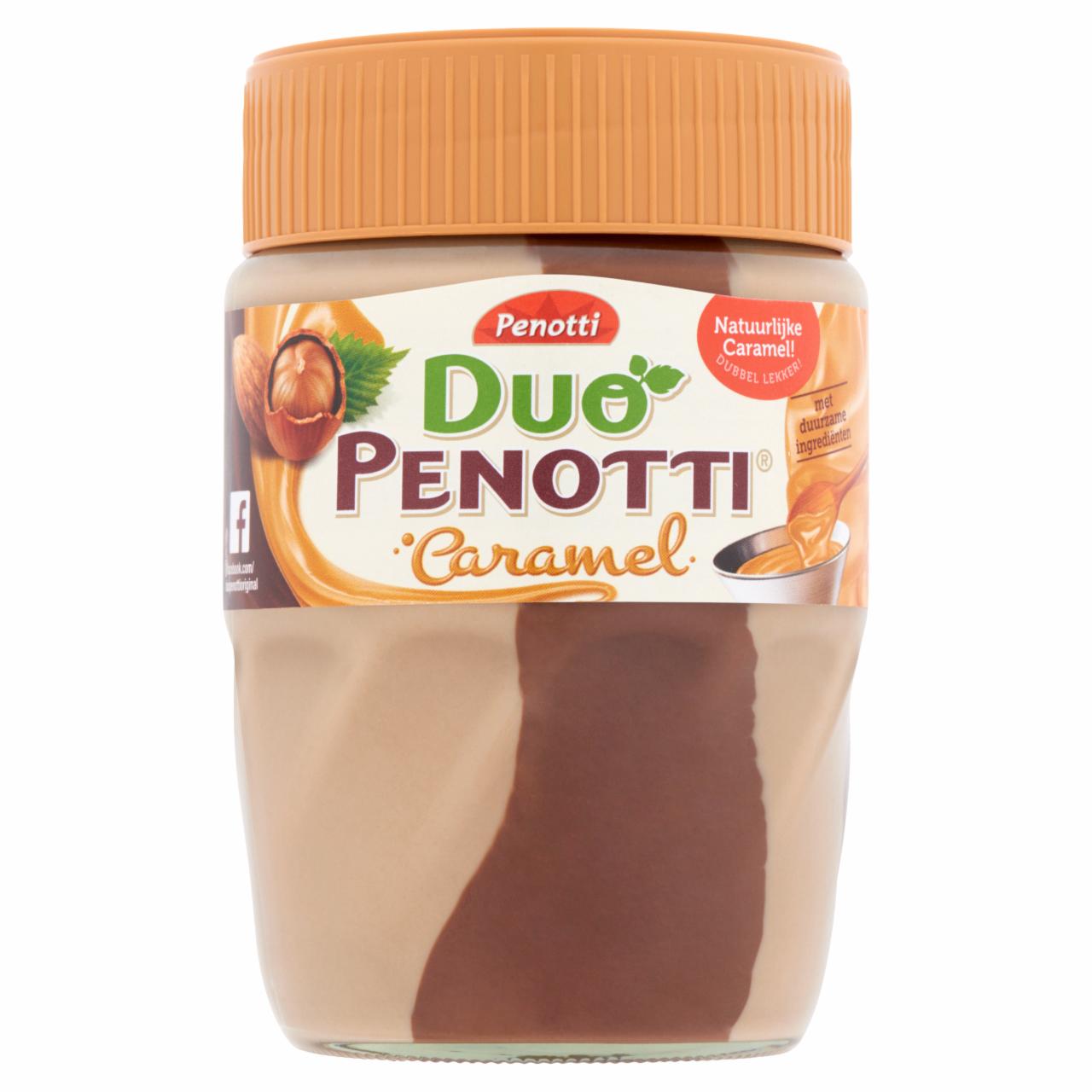Képek - Duo Penotti Caramel lágy kenhető csokoládés-karamellás mogyorókrém 350 g