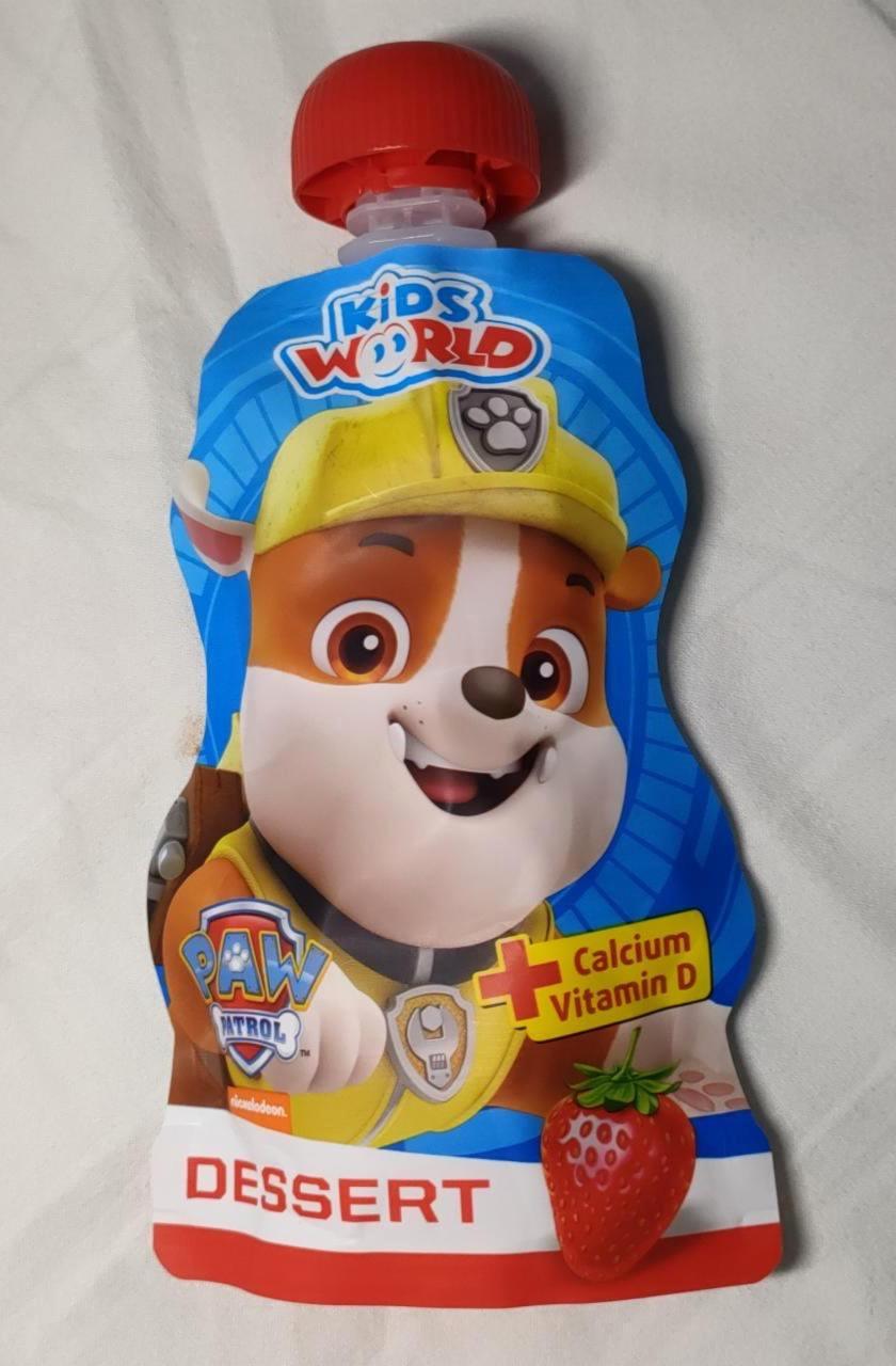 Képek - Kids world paw patrol (macsőrjárat) dessert, epres joghurt