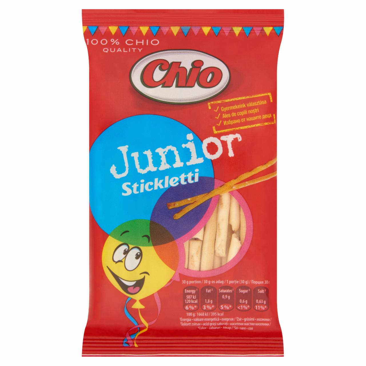 Képek - Chio Junior Stickletti sóspálcika 40 g