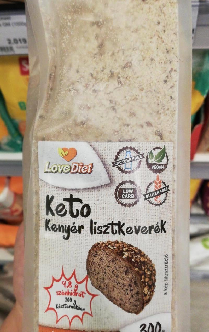 Képek - Keto kenyér lisztkeverék LoveDiet