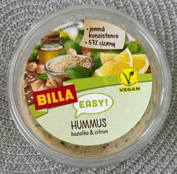 Képek - Hummus bazalka & citron BILLA