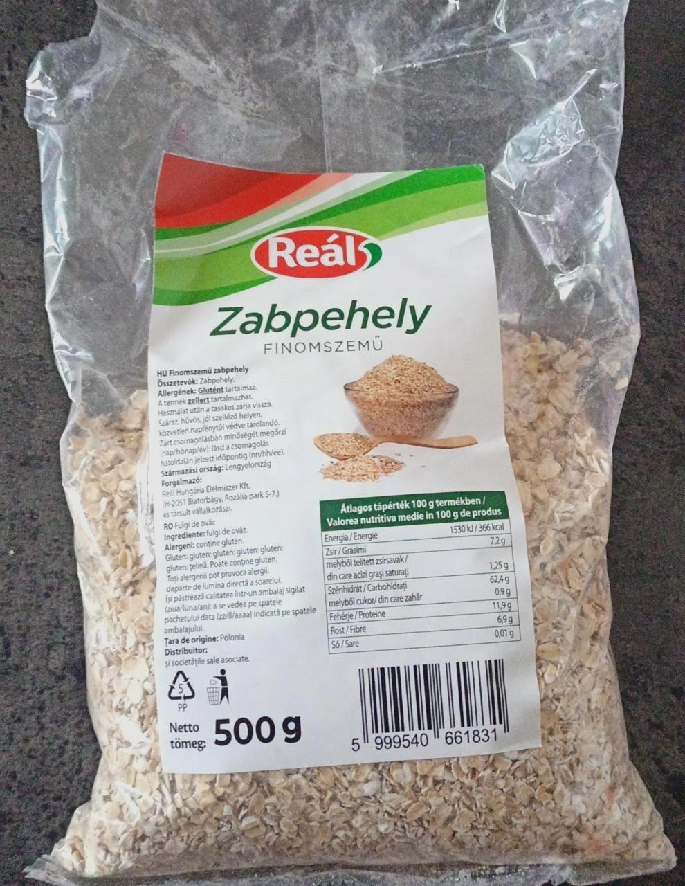 Képek - Finomszerű zabpehely Reál