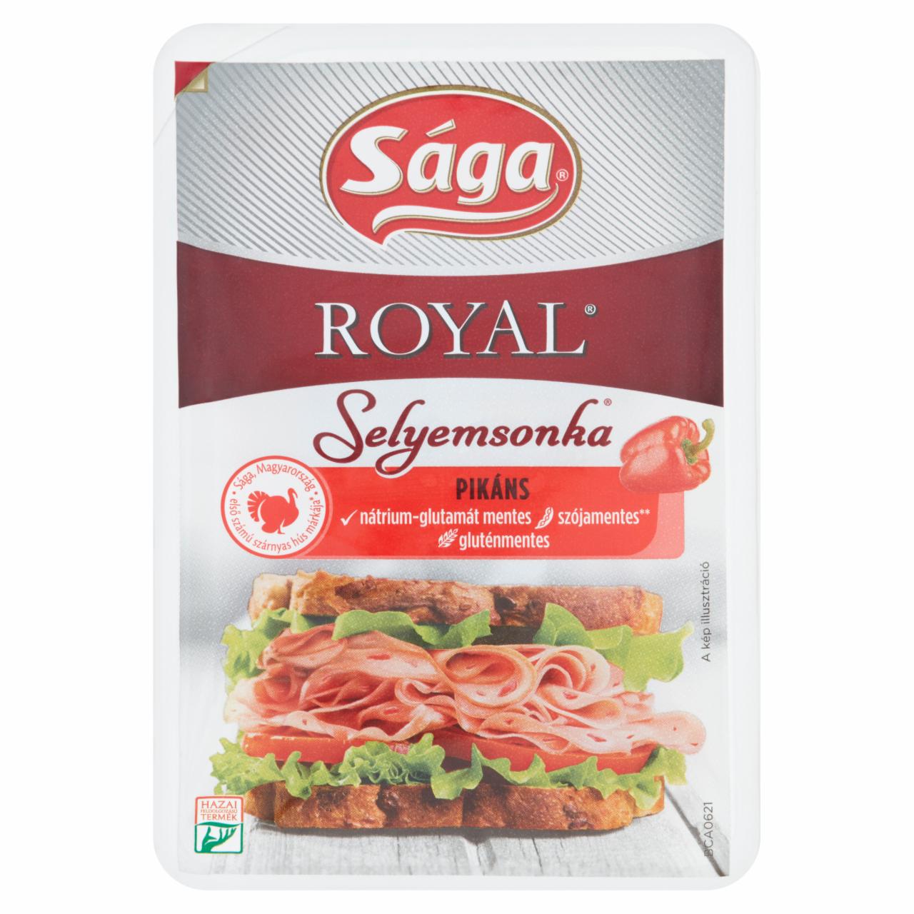 Képek - Sága szeletelt, pikáns selyemsonka 100 g