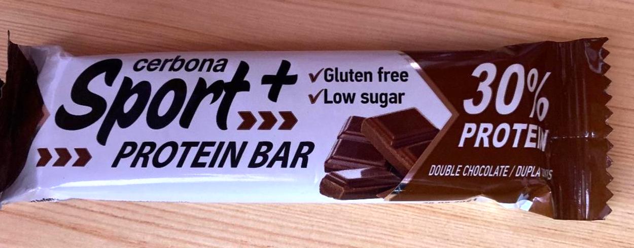 Képek - Sport+ protein bar Dupla csokis Cerbona