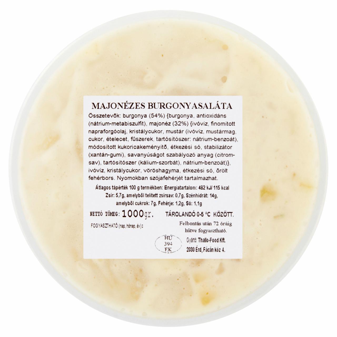 Képek - Thallo Food majonézes burgonyasaláta 1000 g