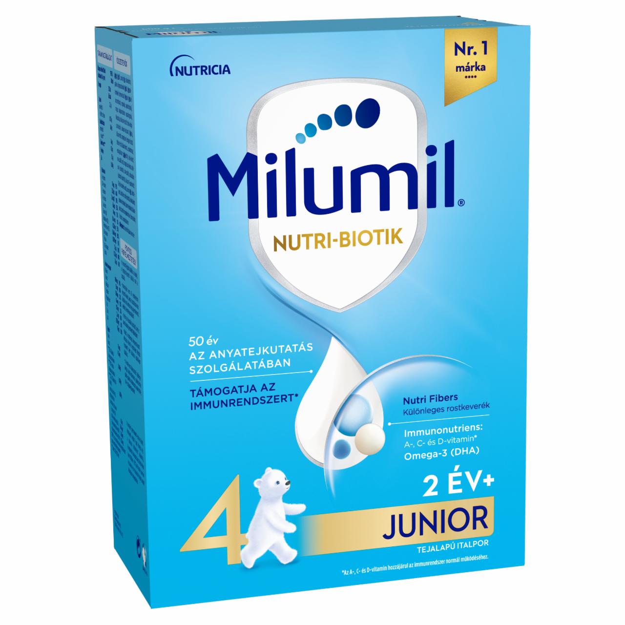 Képek - Milumil Nutri-Biotik 4 Junior tejalapú italpor 2 év+ 500 g