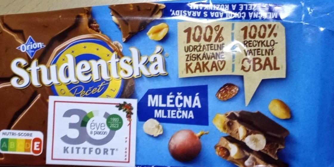 Képek - Studentská pečeť mléčná Orion