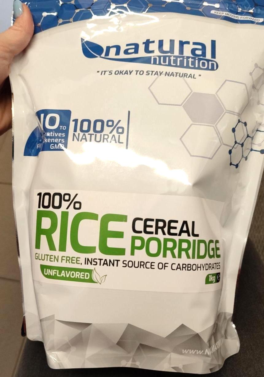 Képek - Rice cereal porridge Unflavored Natural nutrition