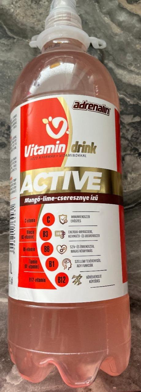 Képek - Vitamin drink Mangó-lime-cseresznye Adrenalin