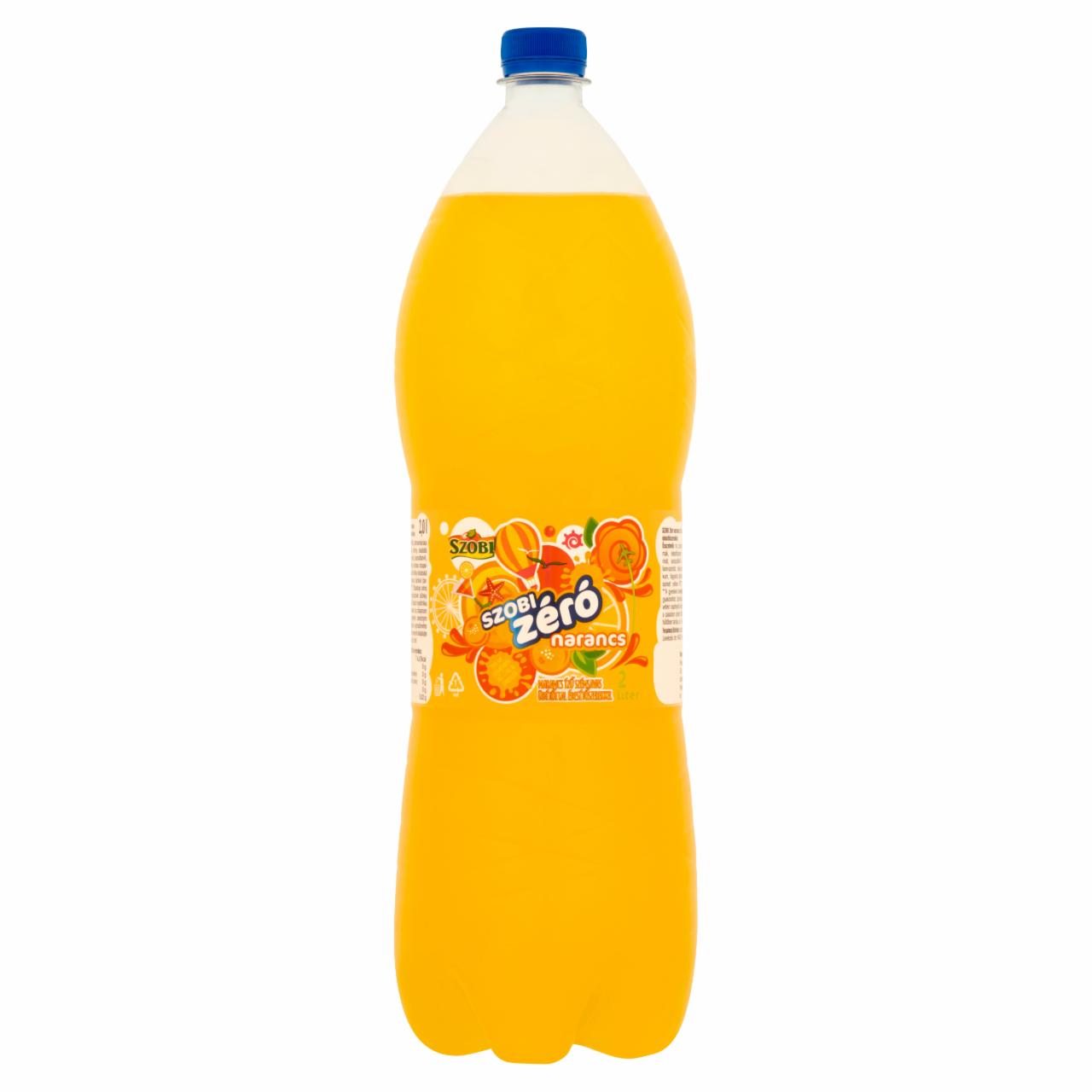 Képek - Szobi Zéró narancs ízű szénsavas üdítőital édesítőszerekkel 2 l