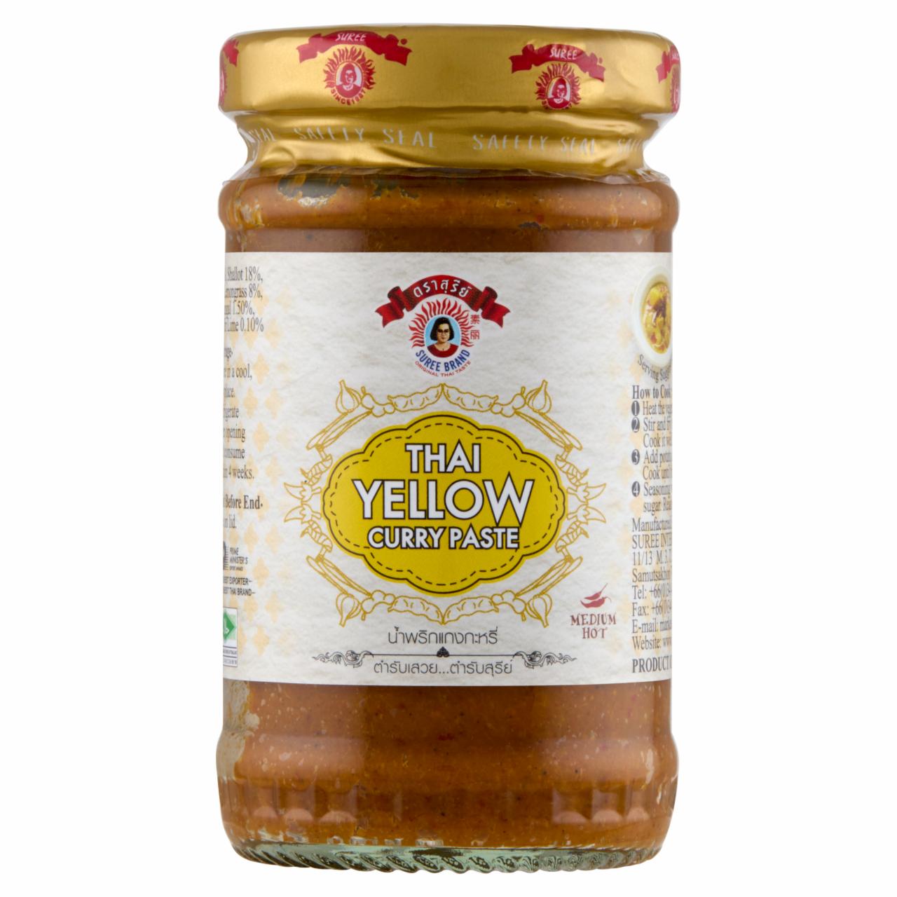 Képek - Suree thai sárga curry paszta 114 g