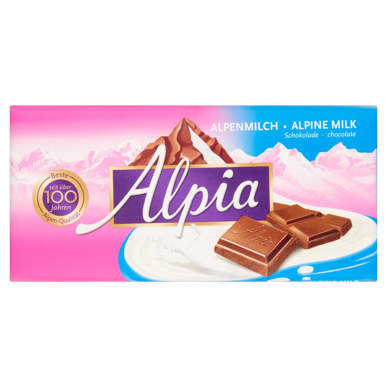 Képek - Alpia tejcsokoládé 100 g