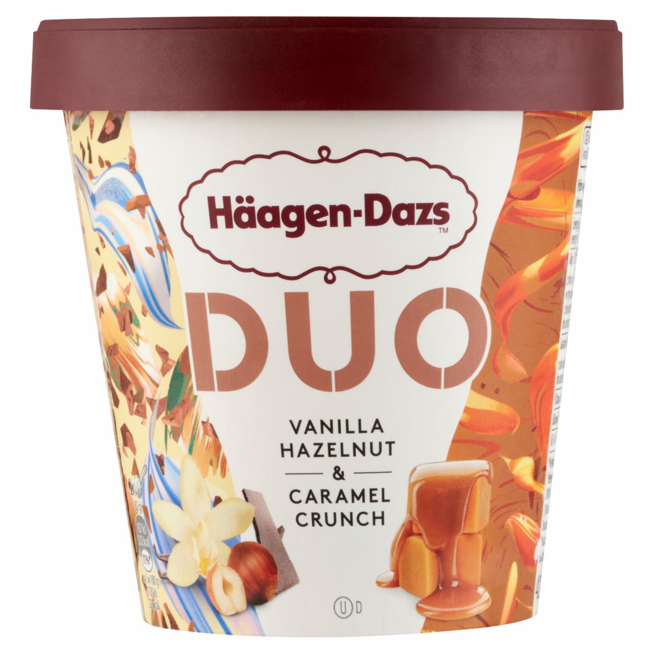 Képek - Häagen-Dazs Duo vanília ízű jégkrém csokoládé és karamellás jégkrém 420 ml