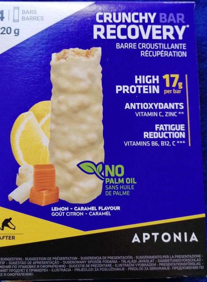 Képek - Crunchy bar Recovery Lemon-caramel flavour Aptonia