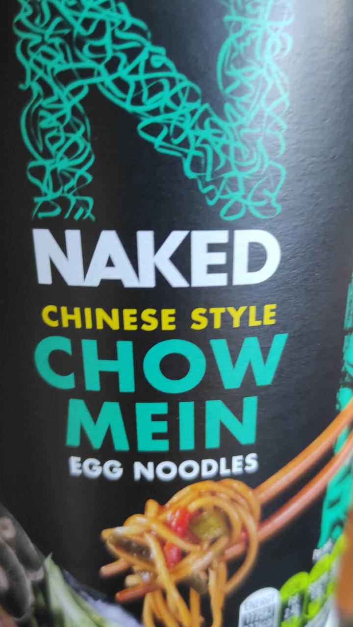 Képek - Naked kínai chow mein instant tészta 78 g