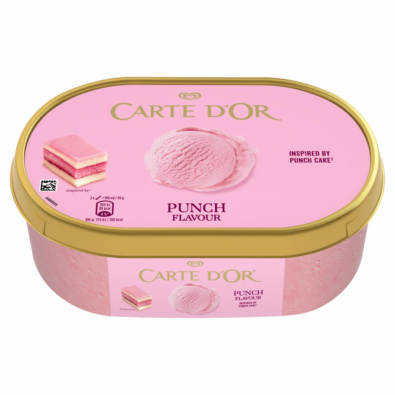 Képek - Carte D'Or puncs ízű jégkrém 1000 ml