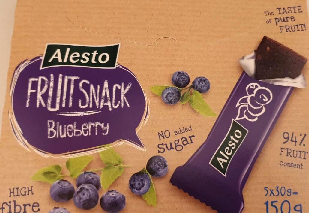 Képek - Fruit snack Blueberry Alesto