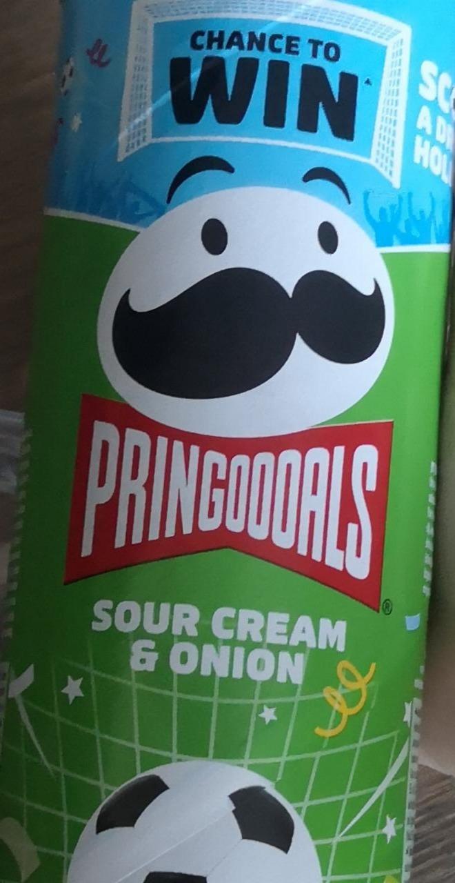 Képek - Pringles hagymás-tejfölös ízesítésű snack 165 g