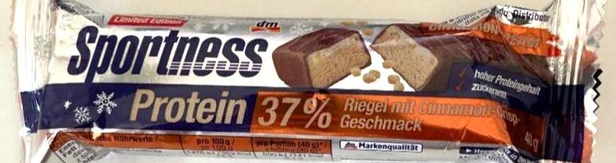 Képek - Protein 37% riegel mit cinnamon-crisp Sportness