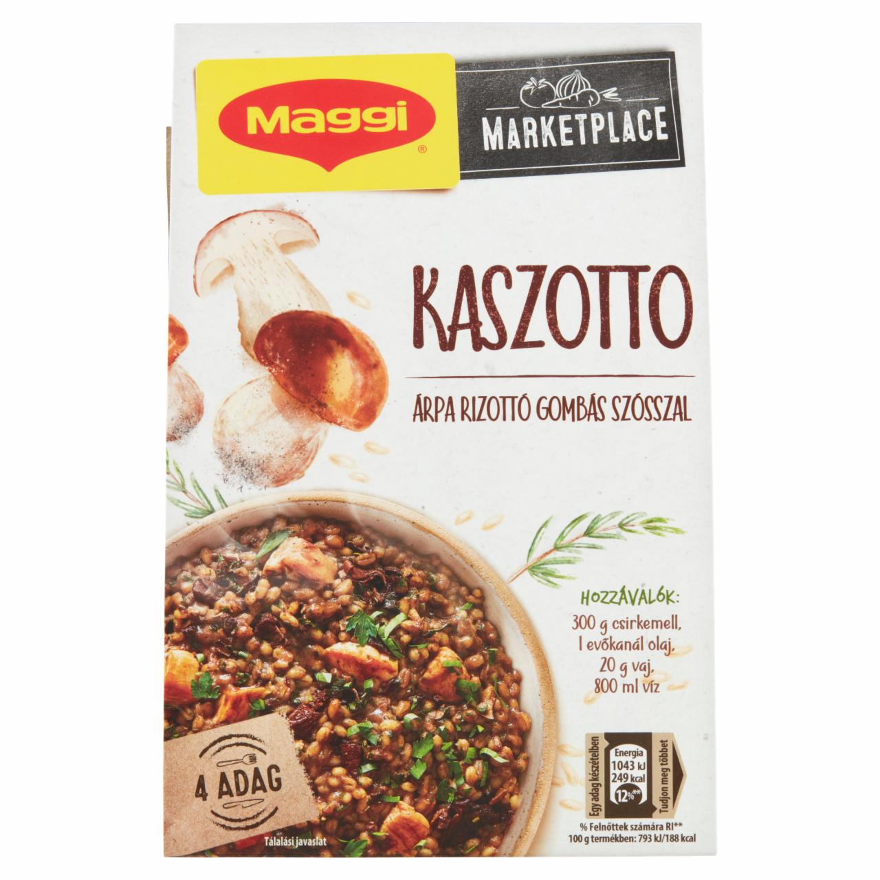 Képek - Maggi kaszotto árpa rizottó gombás szósszal 232 g