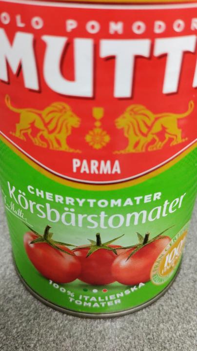 Képek - Mutti hámozatlan egész cseresznyeparadicsom paradicsomlében 400 g