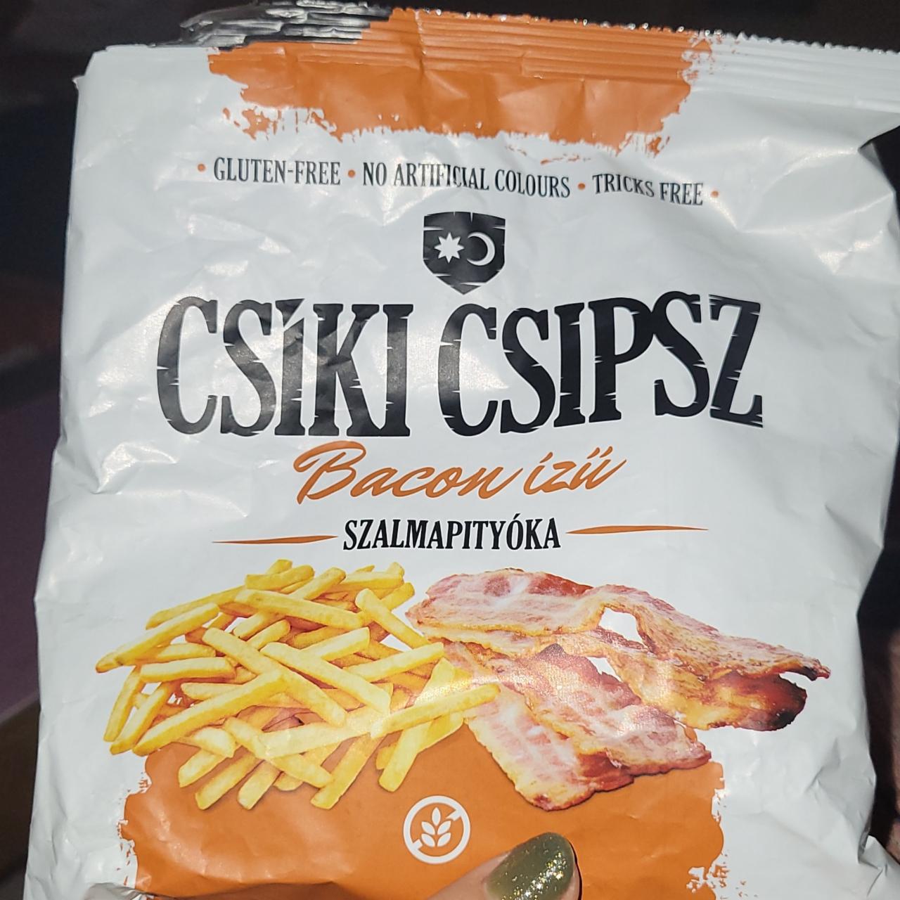 Képek - Csíki Csipsz bacon ízesítésű pityókapálcika 70 g