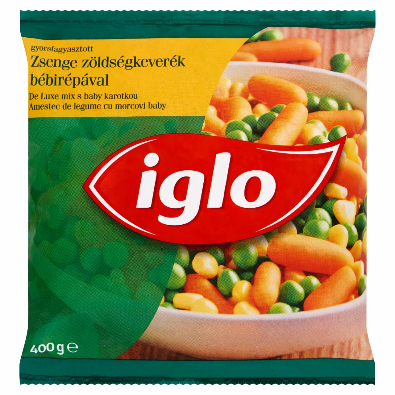 Képek - Iglo gyorsfagyasztott zsenge zöldségkeverék bébirépával 400 g